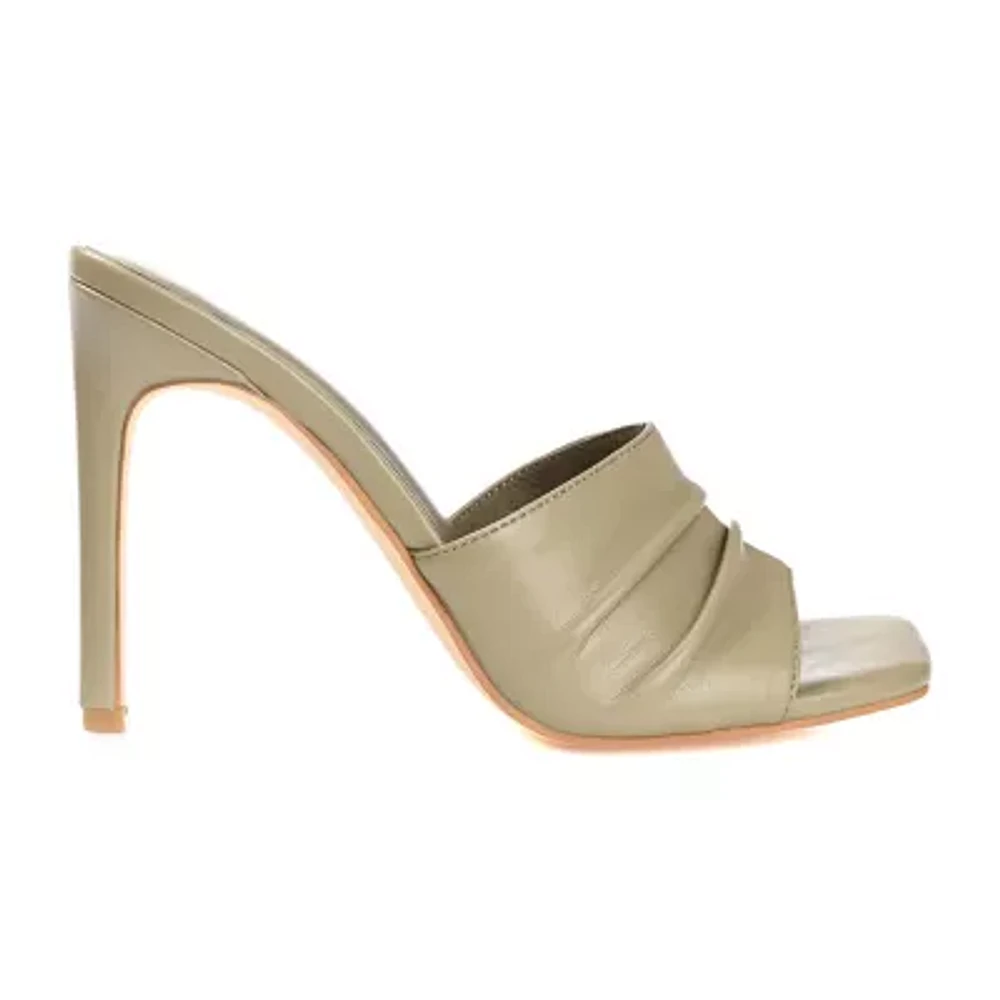 Journee Collection Camber Womens Round Open Toe Stiletto Heel Pumps