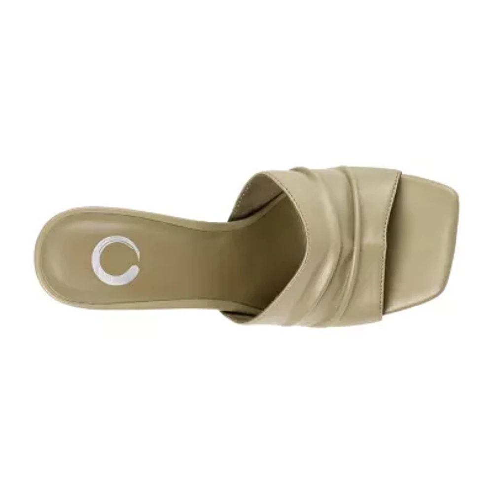 Journee Collection Camber Womens Round Open Toe Stiletto Heel Pumps