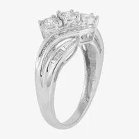 Love Lives Forever 1/2 CT.T.W. Round White Natural Diamond 10K Gold 3-Stone Ring
