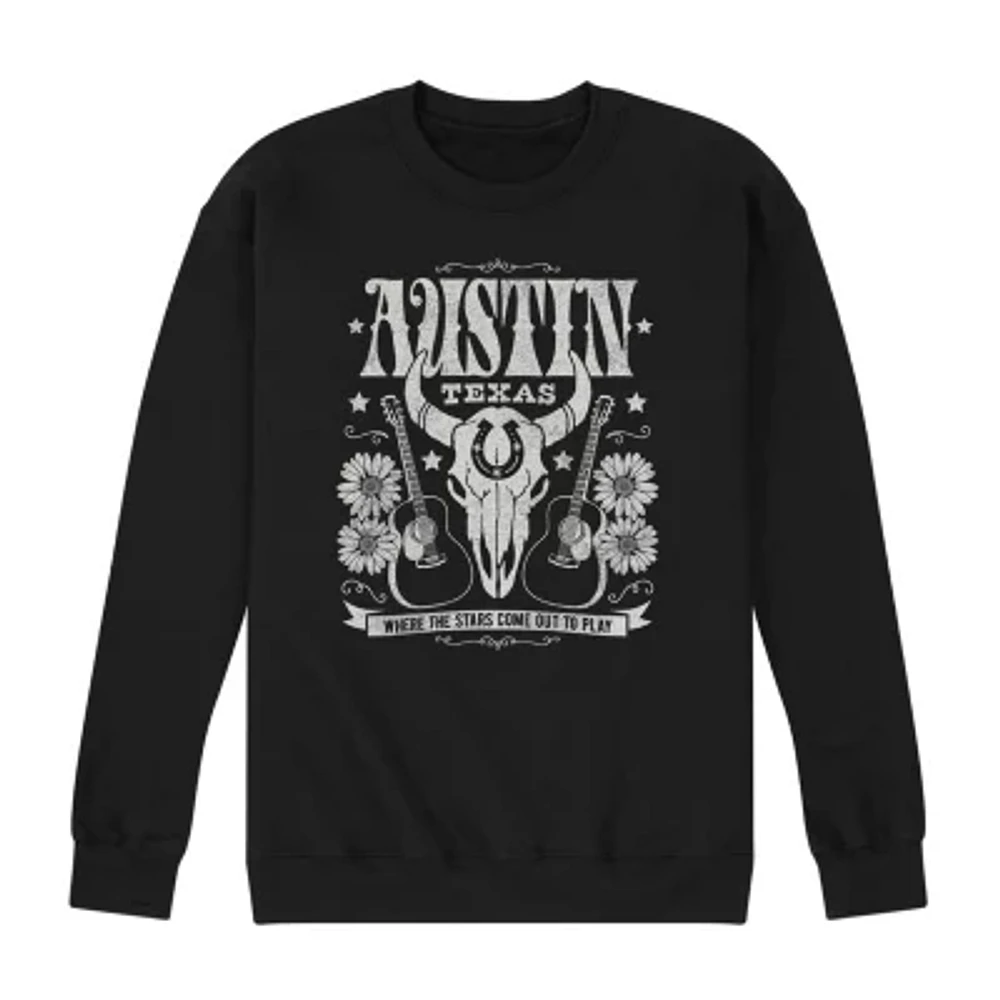 Novelty Mens Crew Neck Long Sleeve Sweatshirt