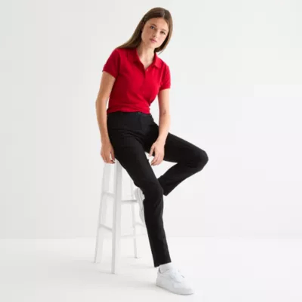 IZOD Womens Skinny Juniors Flat Front Pant