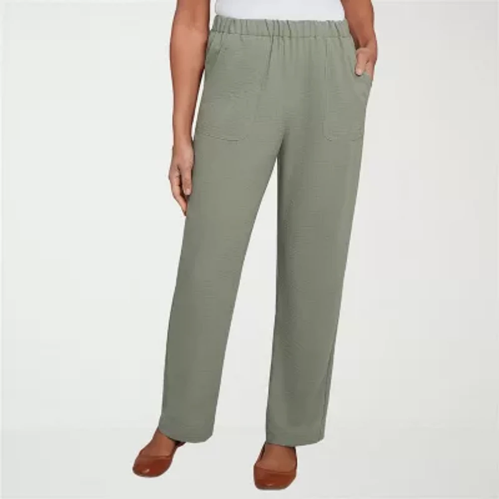 Alfred Dunner Copper Canyon Womens Straight Pull-On Pant