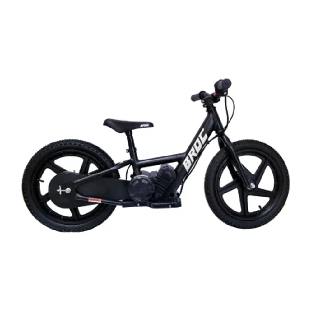 Brocusaebikes D16 16 Inch Black Ride-On Motorcycle
