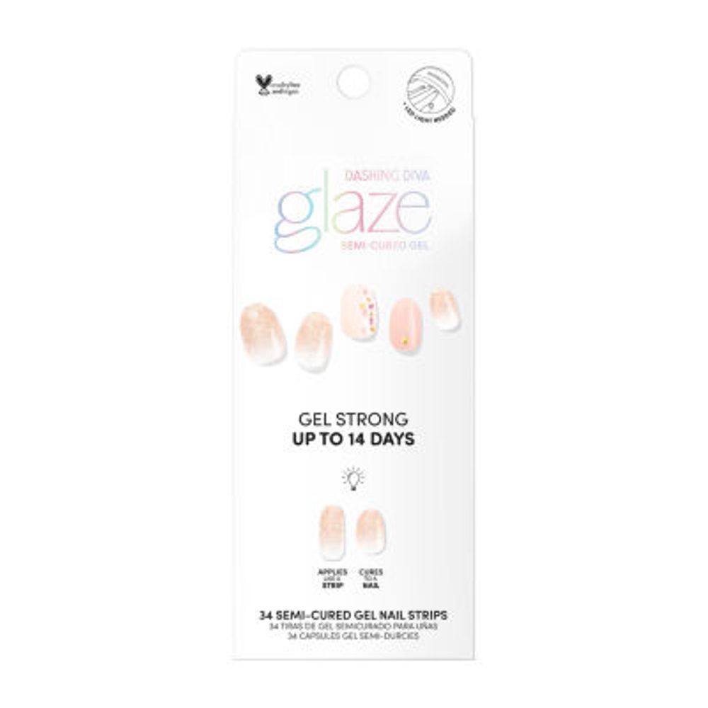 Dashing Diva Glaze Art Nail Strips Appliques