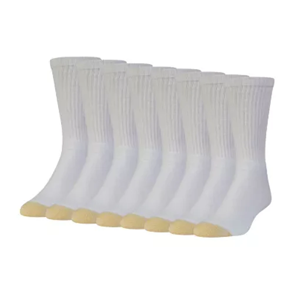 Gold Toe Athletic Sport Bonus Pack Mens 8 Pair Crew Socks