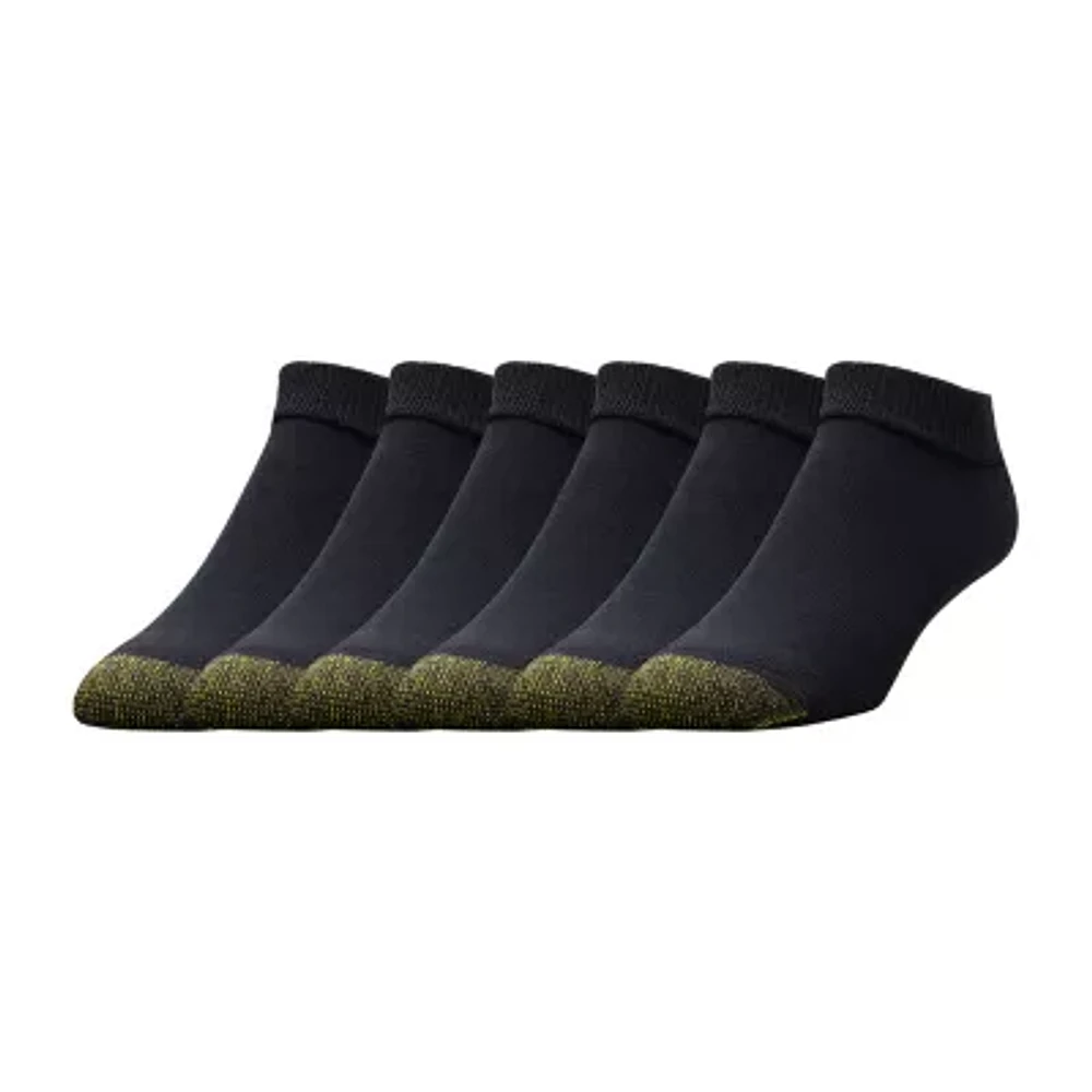 Gold Toe Athletic Sport Mens Breathable Multi-Pack 6 Pair Low Cut Socks