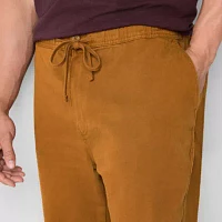 mutual weave Mens Straight Relaxed Fit Big and Tall Pull-On Pant