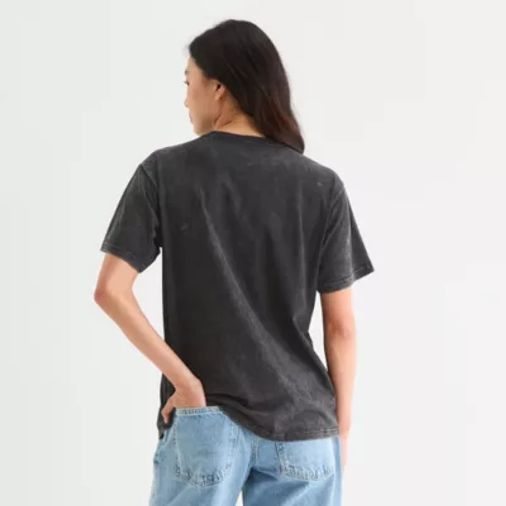 High School Musical Boyfriend Tee Womens Crew Neck Short Sleeve Loose Fit Juniors Graphic T-Shirt