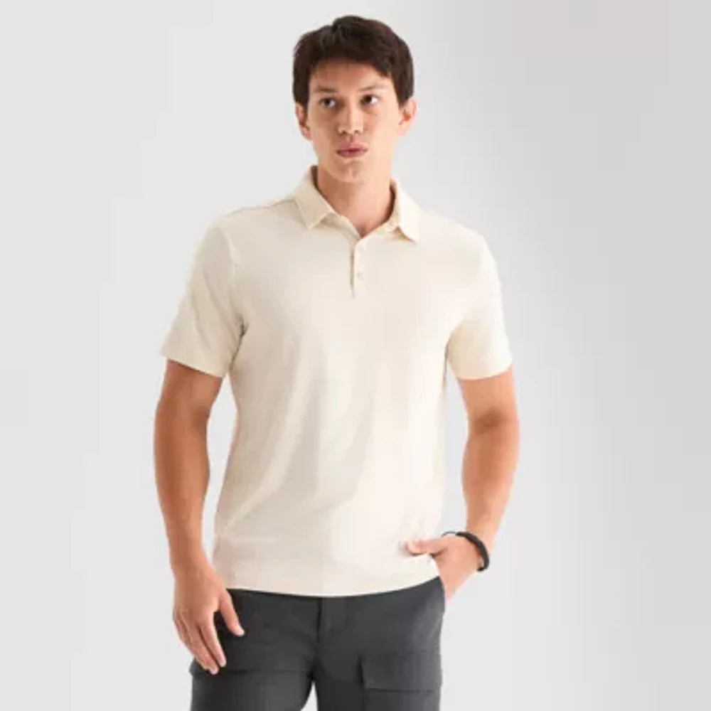Stylus Mens Regular Fit Short Sleeve Supersoft Essential Polo Shirt