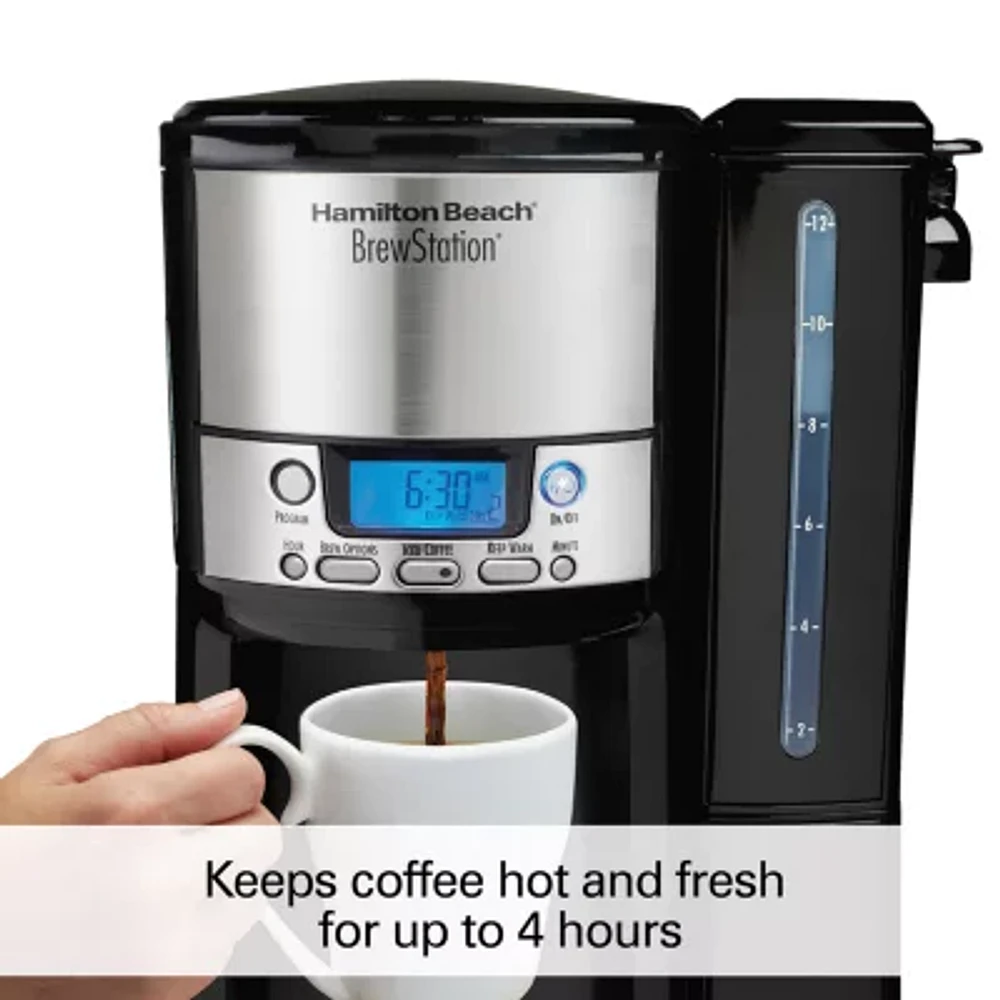 Hamilton Beach® 12-Cup BrewStation® Dispensing Coffee Maker with Removable Reservoir