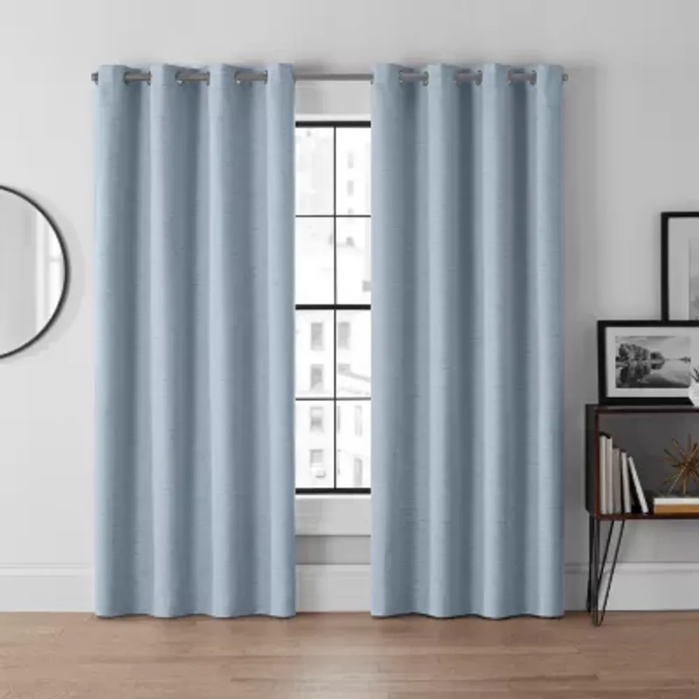 Eclipse Lawson Grommet Top Energy Saving Blackout Single Curtain Panel