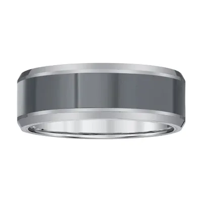 Mens 8MM Tungsten Wedding Band