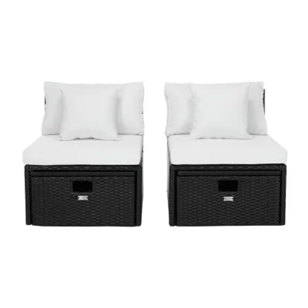 Pramla 4-pc. Patio Lounge Chair and Ottoman Set