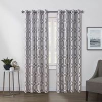 Regal Home Walker Grommet Top Light-Filtering Single Curtain Panel