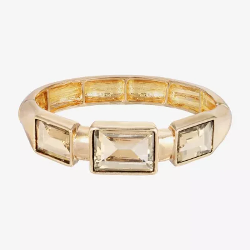 1928 Gold-Tone Womens Stretch Bracelet