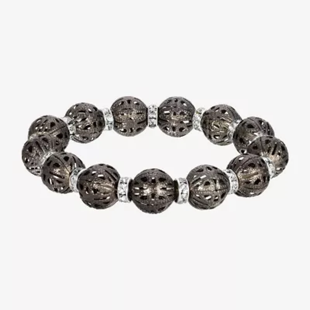 1928 Womens Crystal Stretch Bracelet