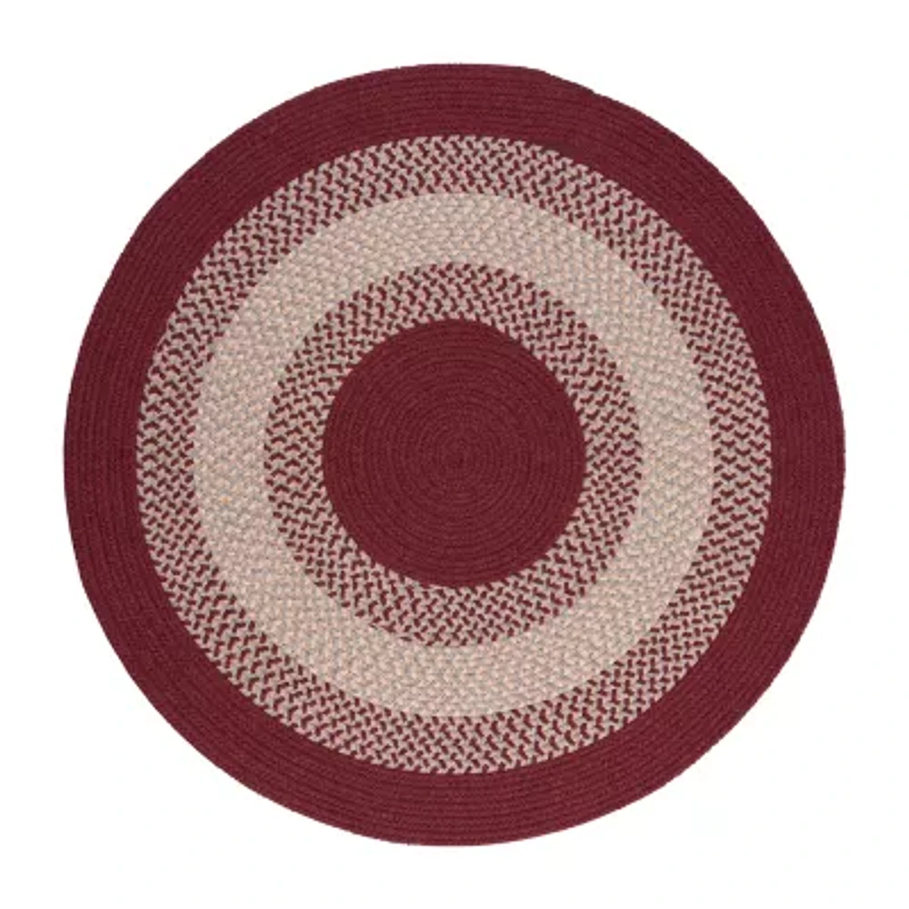 Colonial Mills American Spirit Banded Braided Reversible Indoor Round Accent Rug