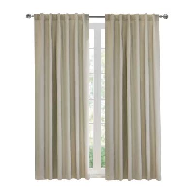 Baxter Rod Pocket Back Tab Energy Saving 100% Blackout Single Curtain Panel