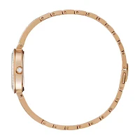 Citizen Silhouette Crystal Womens Rose Goldtone Stainless Steel Bracelet Watch Em0863-53d