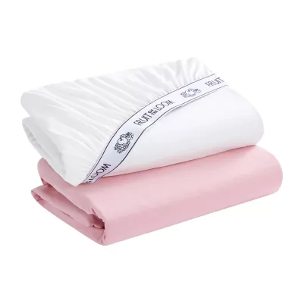 Fruit of the Loom 4 Pack Microfiber Fitted Sheet