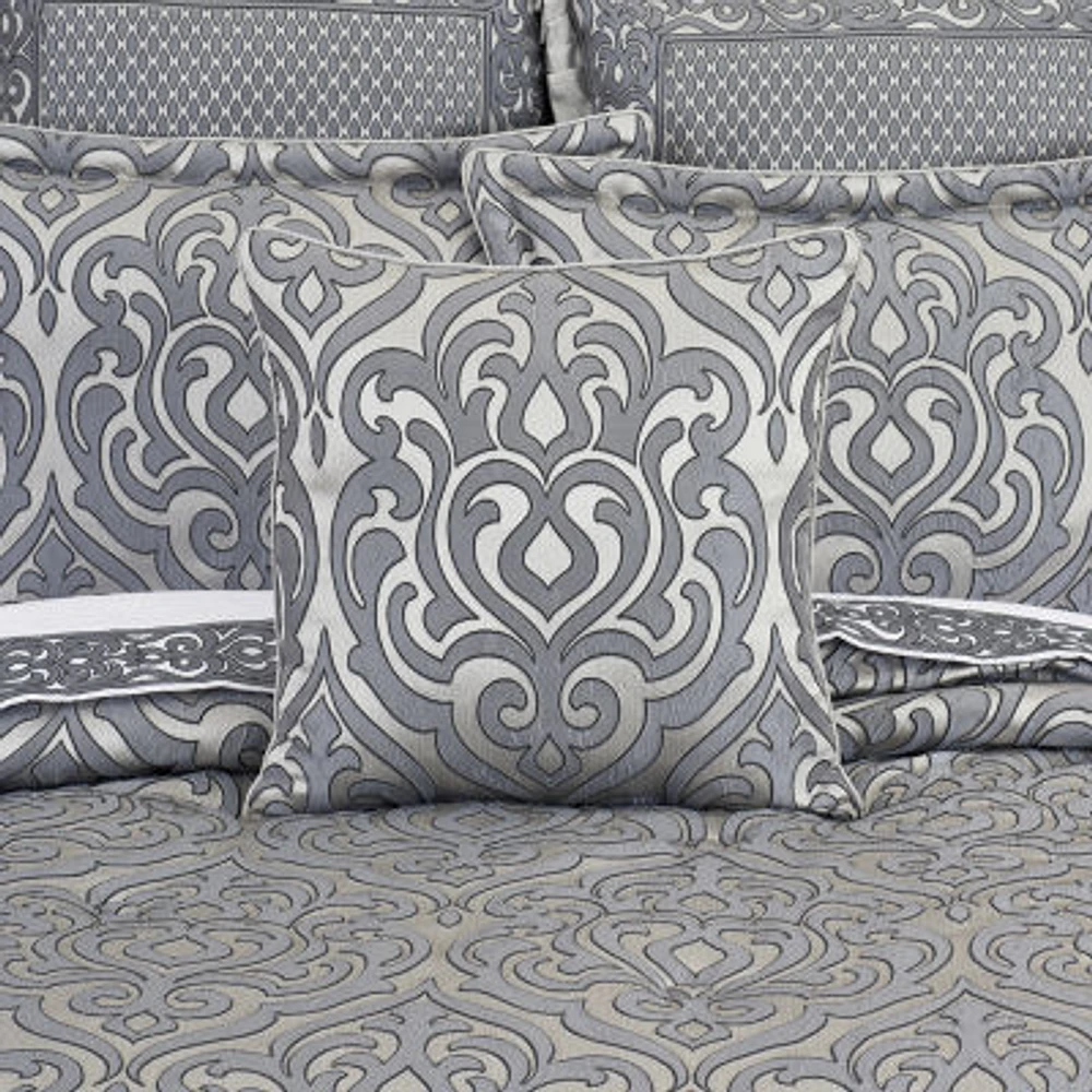 Queen Street Bylthe Pewter Square Throw Pillow