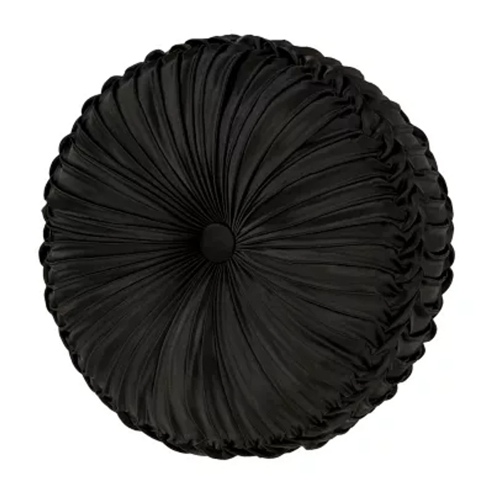 Queen Street La Grande Onyx Round Throw Pillow