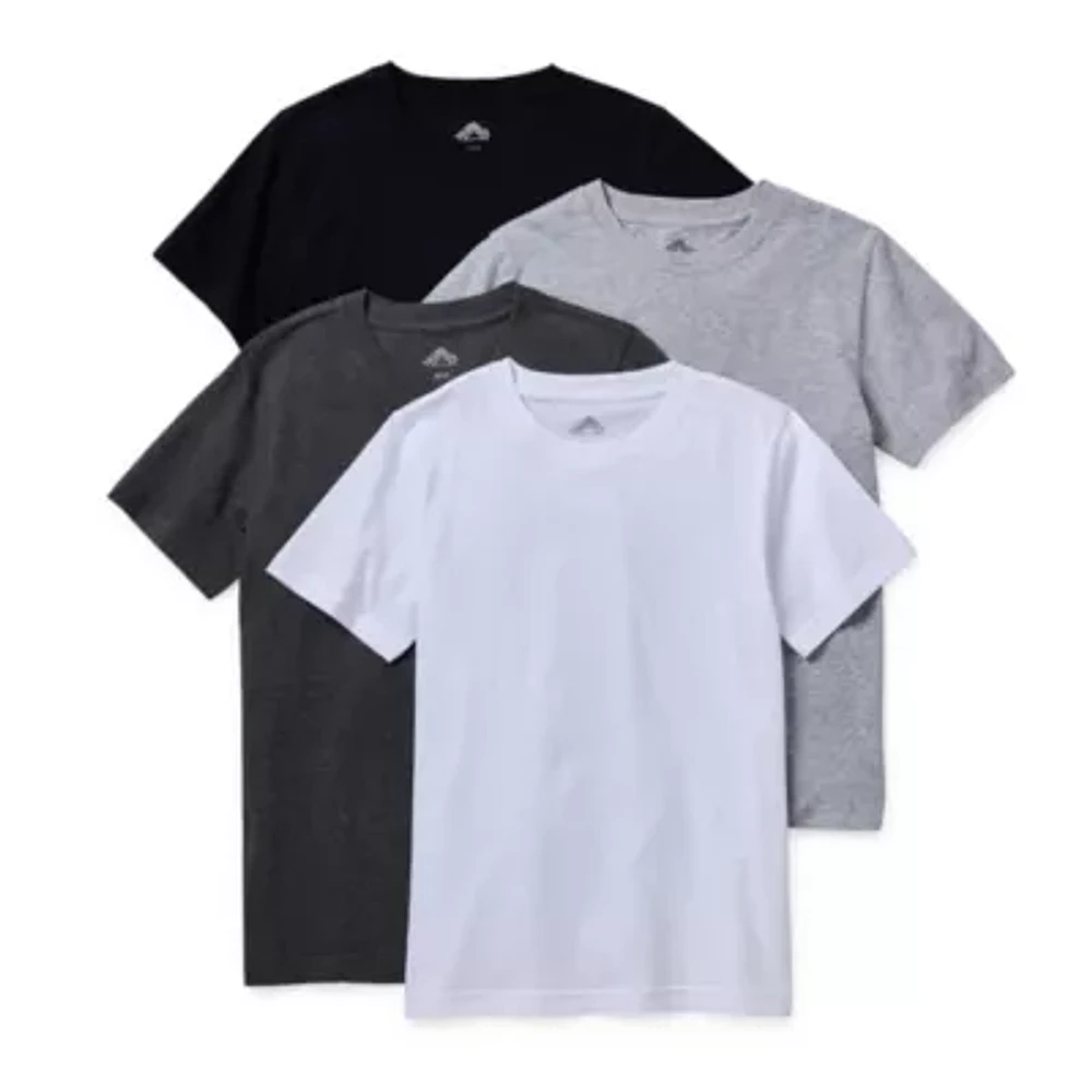 Thereabouts Boys 4 Pack Short Sleeve Crew Neck T-Shirt