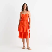 by&by Womens Sleeveless Juniors A-Line Dress