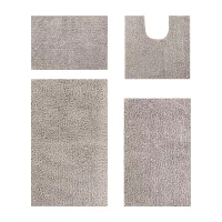 Better Trends Microplush 4-pc. Bath Rug Set