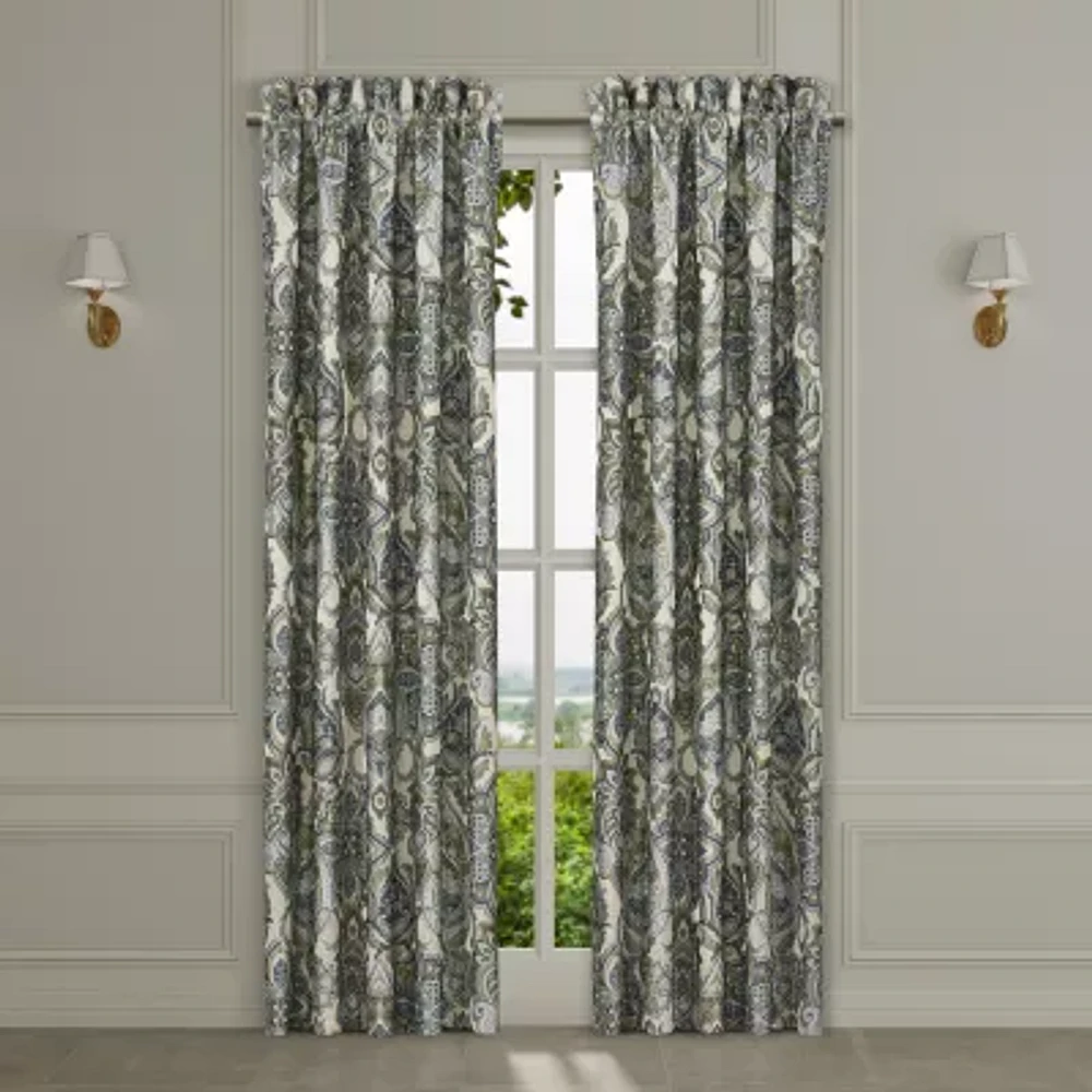 Queen Street Anzalone Rod Pocket Blackout Set of 2 Curtain Panel