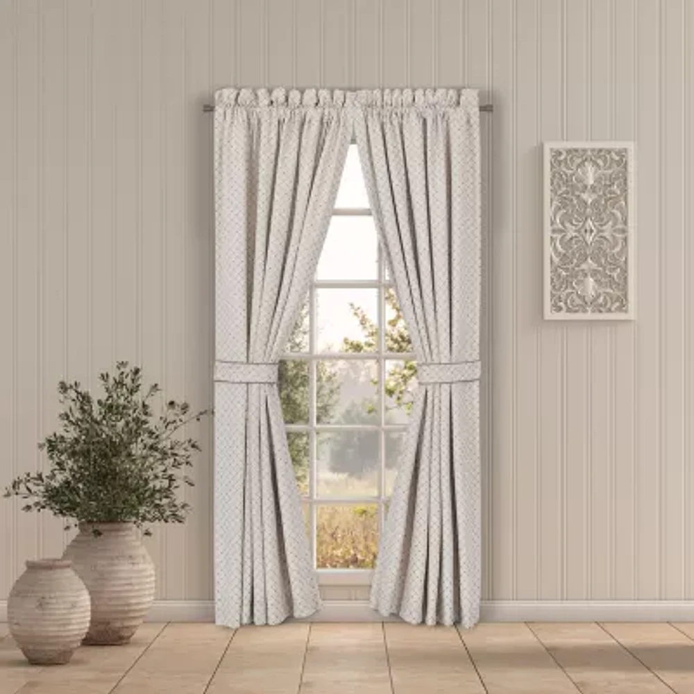 Queen Street Safia Rod Pocket Blackout Set of 2 Curtain Panel