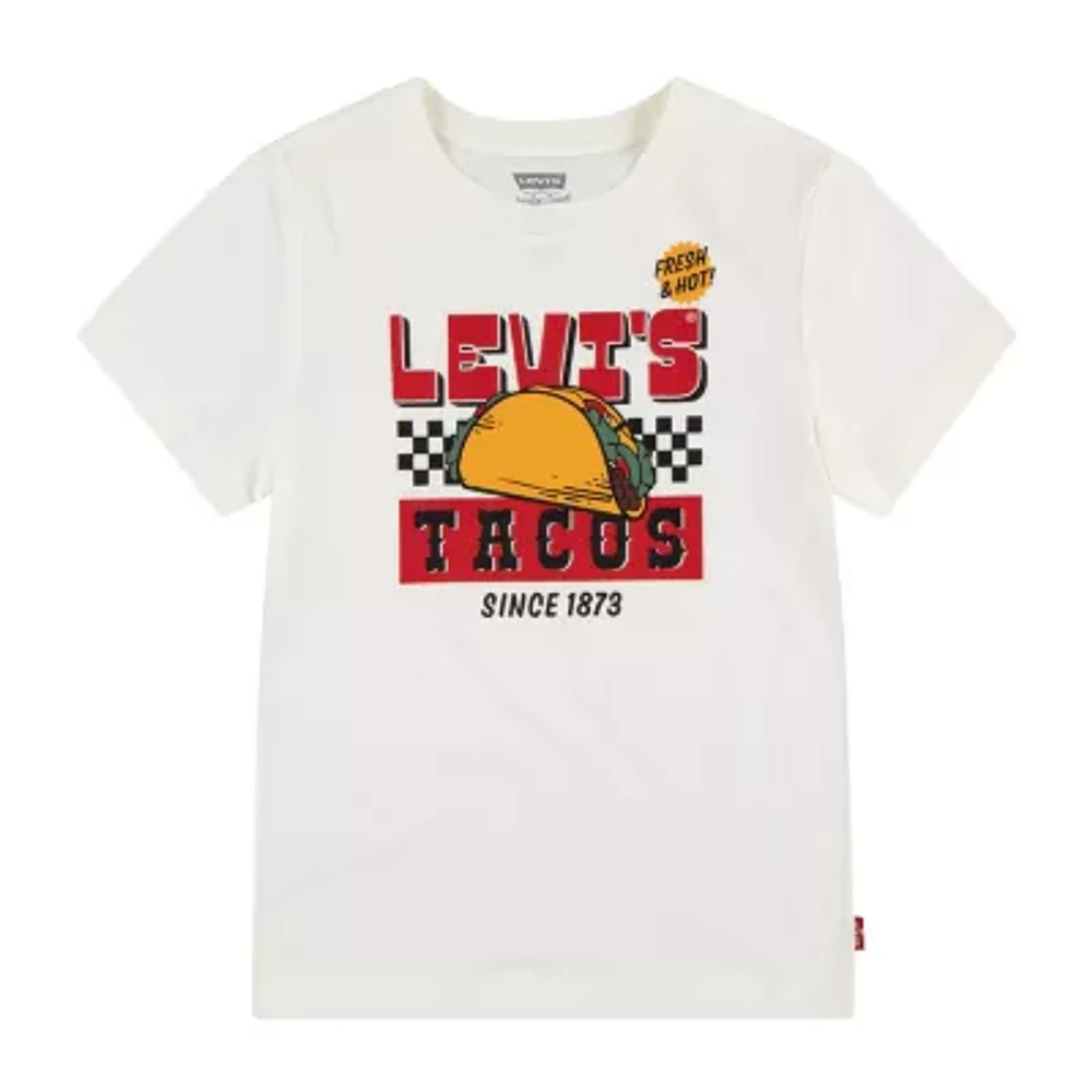 Levi's Little Boys Crew Neck Short Sleeve Regular Fit Graphic T-Shirt