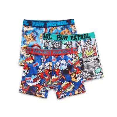Toddler Boys Paw Patrol 3 Pack Boxer Briefs