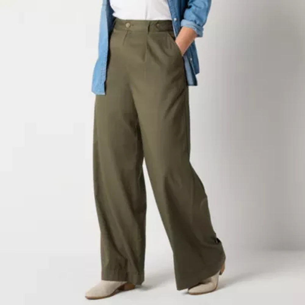 a.n.a Womens Wide Leg Trouser