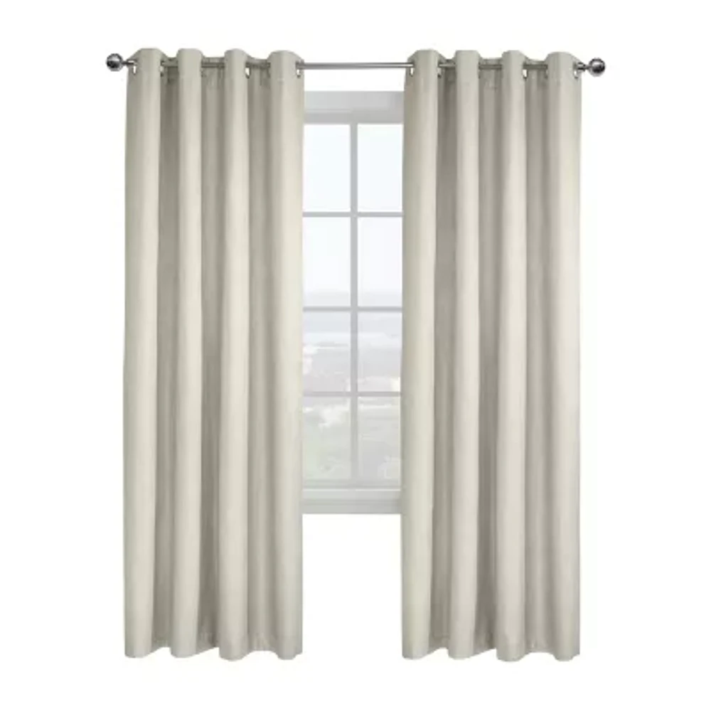 Ethan Grommet Top Energy Saving 100% Blackout Single Curtain Panel