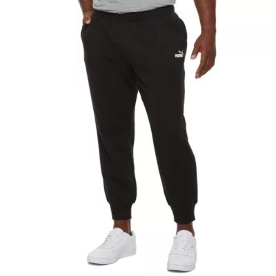 PUMA Mens Cuffed Regular Fit Big and Tall Sweatpant