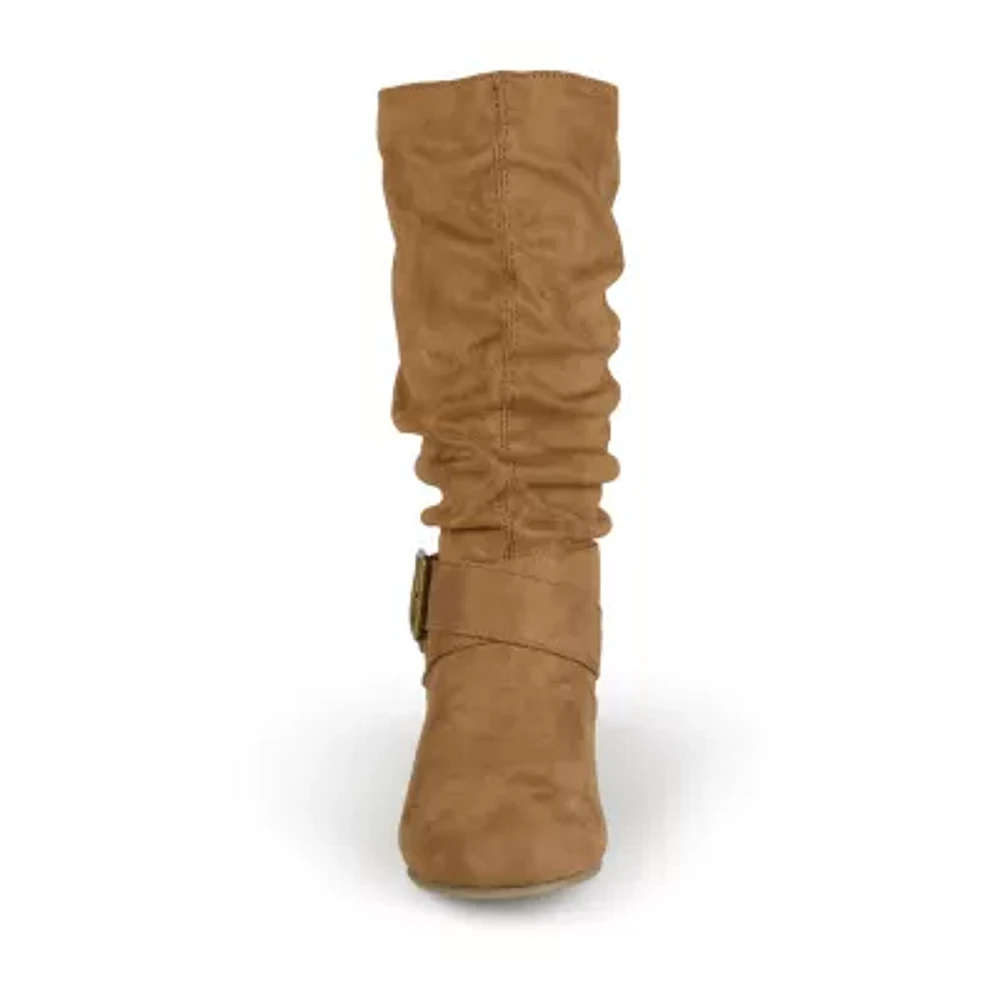 Journee Collection Womens Shelley Wide Calf Slouch Boots