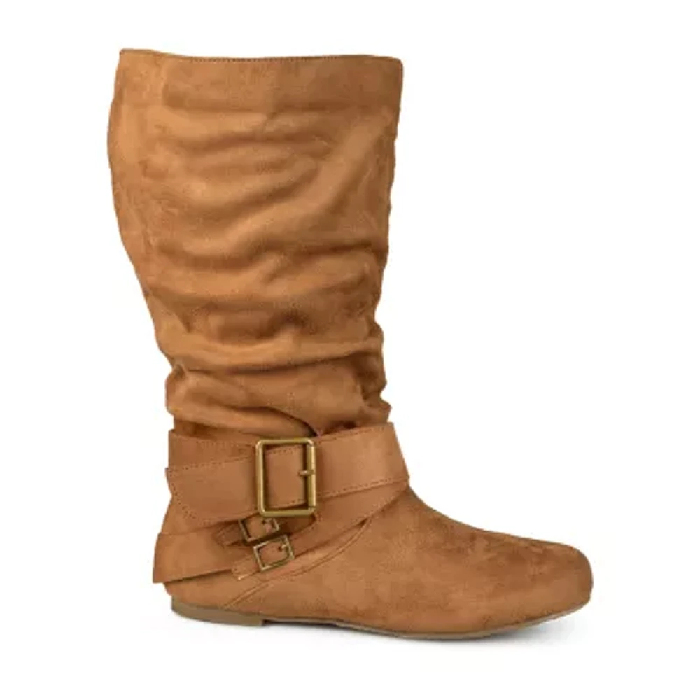 Journee Collection Womens Shelley Wide Calf Slouch Boots