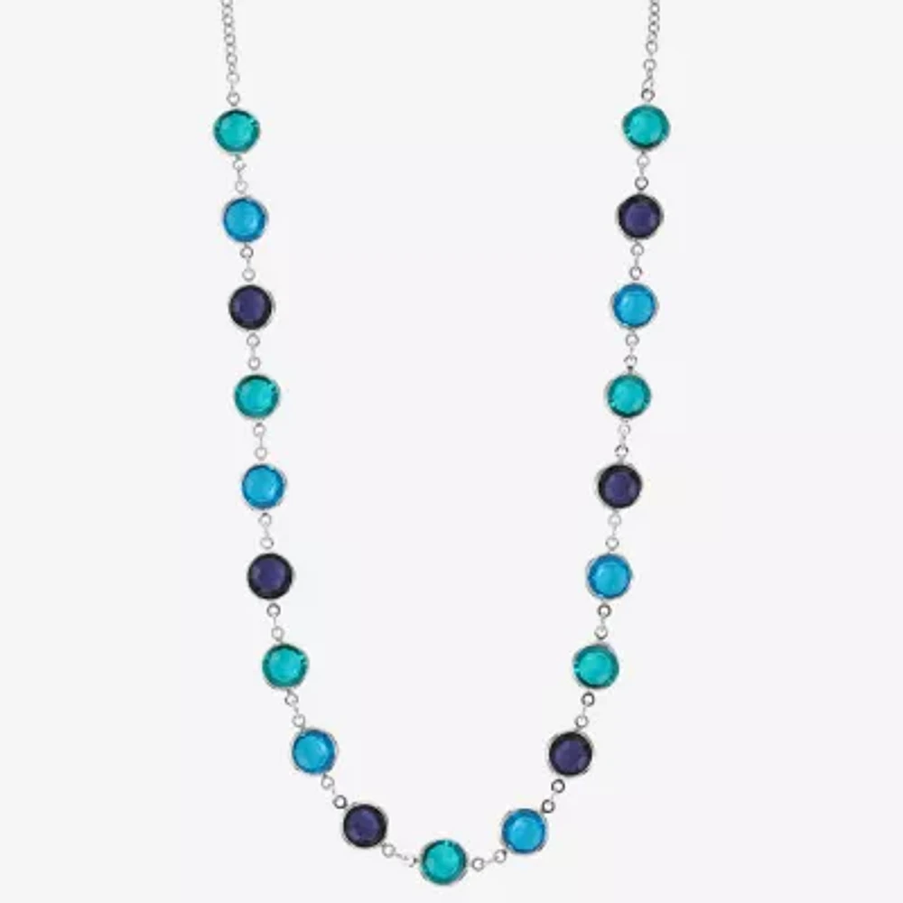 Liz Claiborne Beaded Womens 17 Inch Collar Necklace