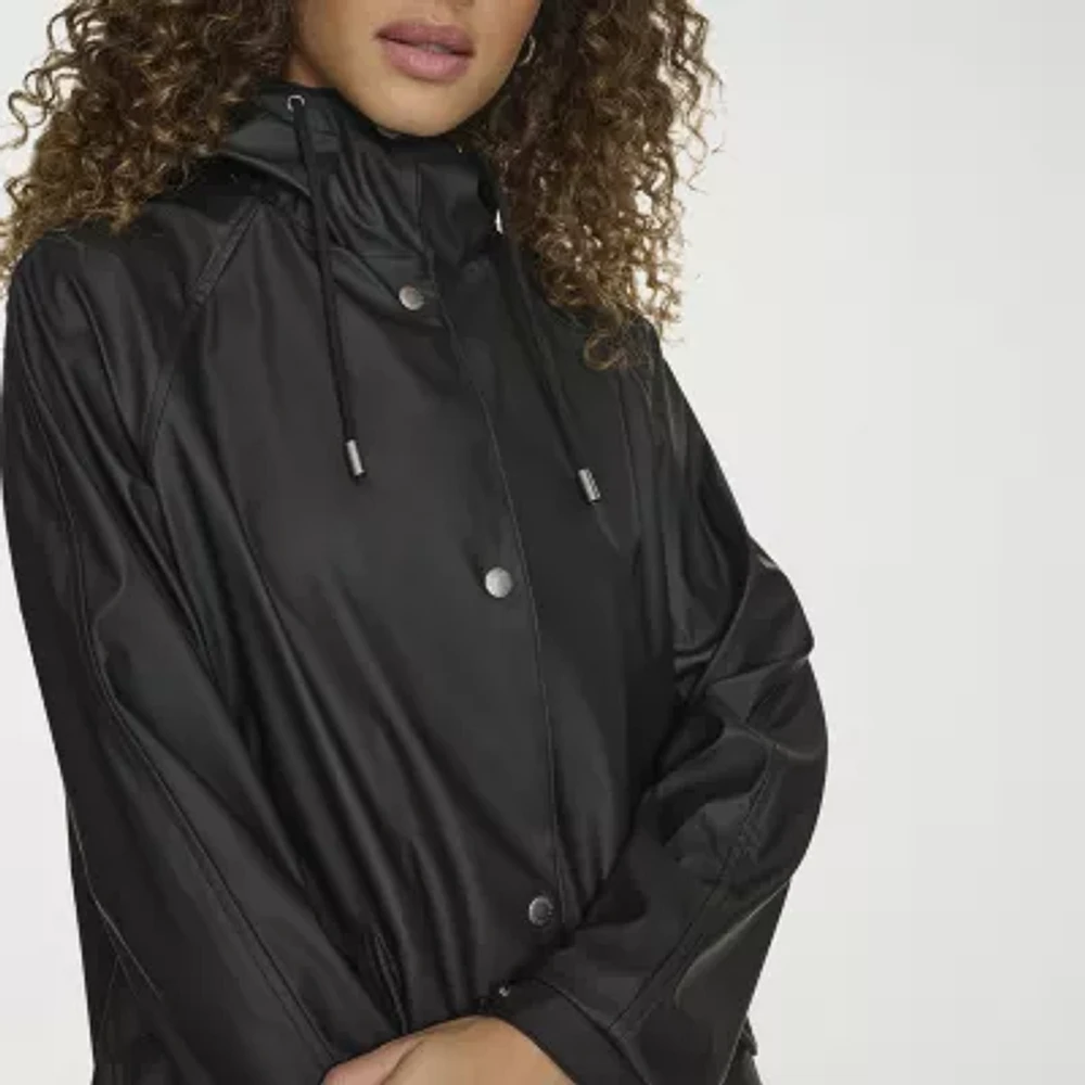 Levi's Womens Hooded Water Resistant Midweight Raincoat