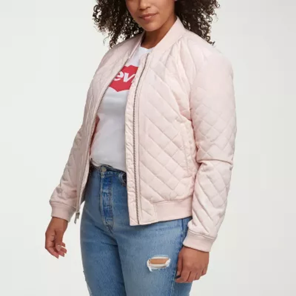 Levi's Womens Water Resistant Midweight Plus Bomber Jacket