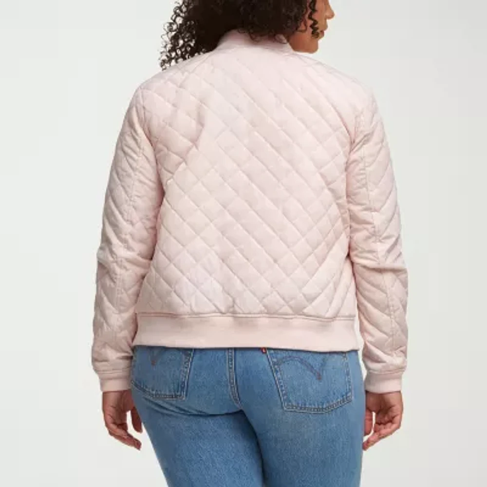 Levi's Womens Water Resistant Midweight Plus Bomber Jacket
