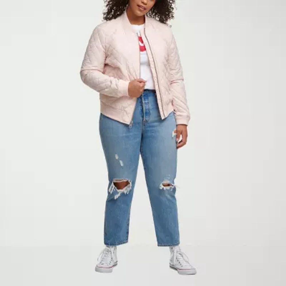Levi's Womens Water Resistant Midweight Plus Bomber Jacket