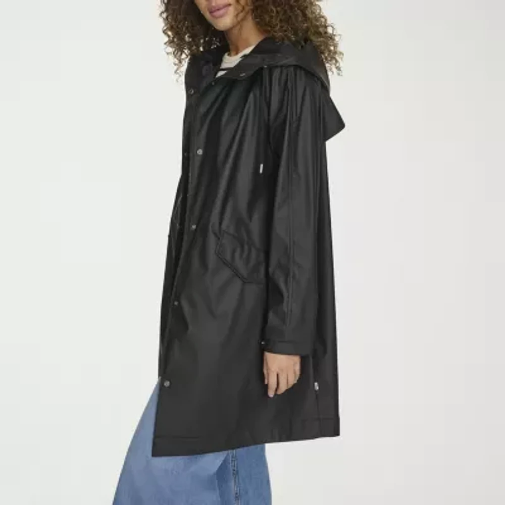 Levi's Womens Hooded Water Resistant Midweight Raincoat