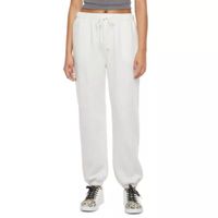 Flirtitude Boyfriend Womens Cuffed Mid Rise Fit Juniors Fleece Active Jogger Pant