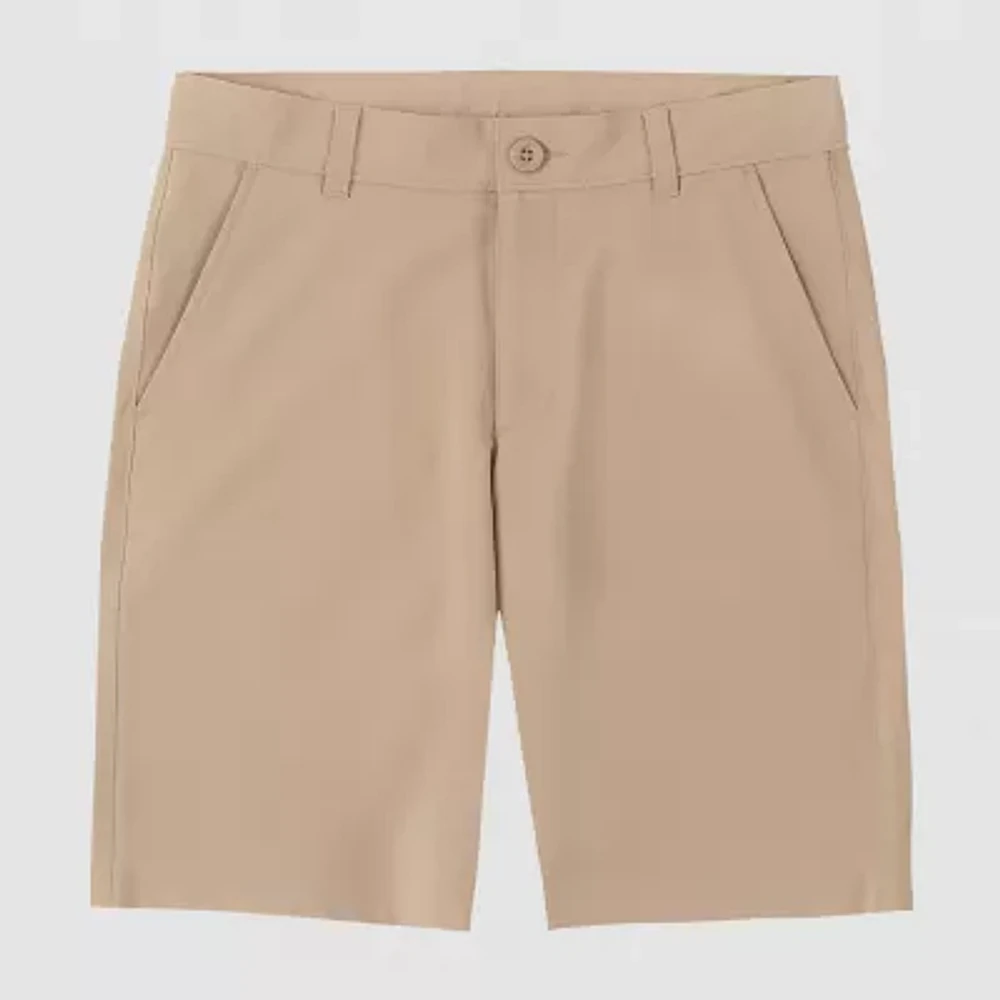 IZOD Performance Little & Big Kid Boys 9" Adjustable Waist Stretch Fabric Chino Short
