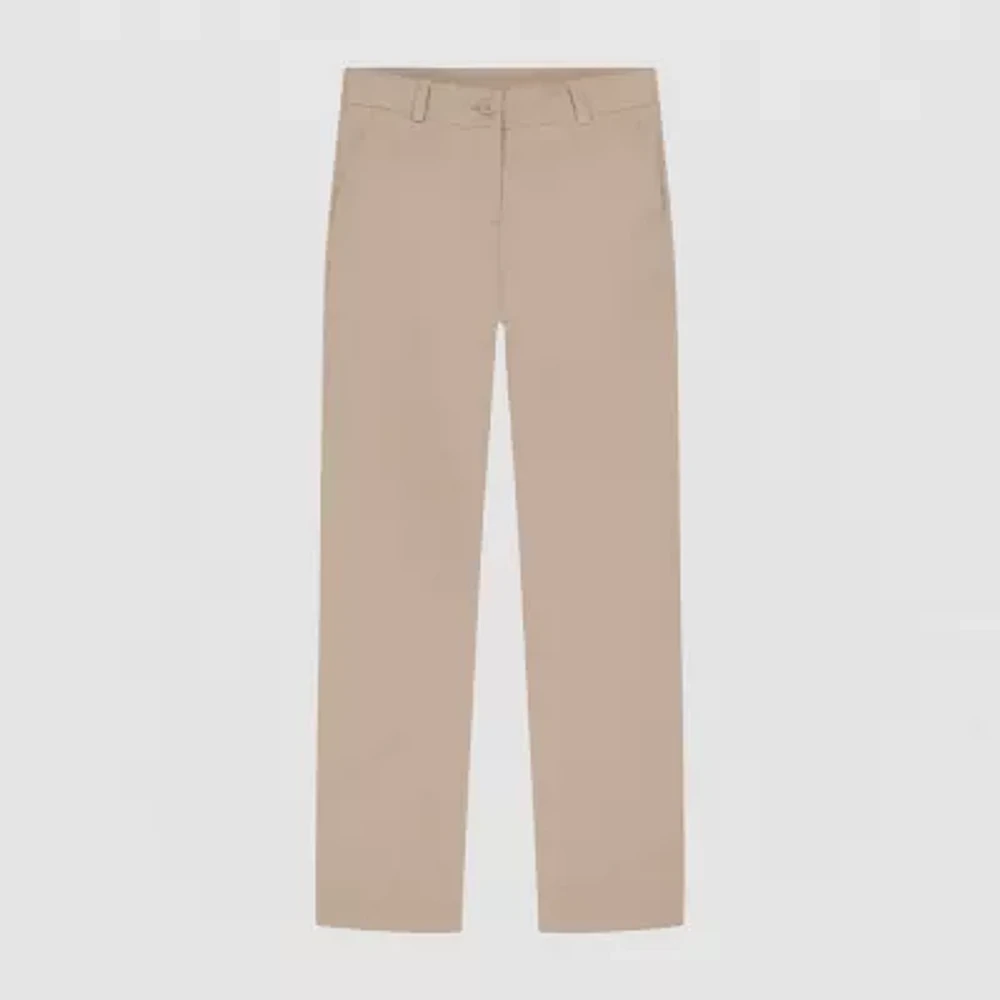 IZOD Little & Big Kid Girls Wide Leg Regular Fit Flat Front Pant