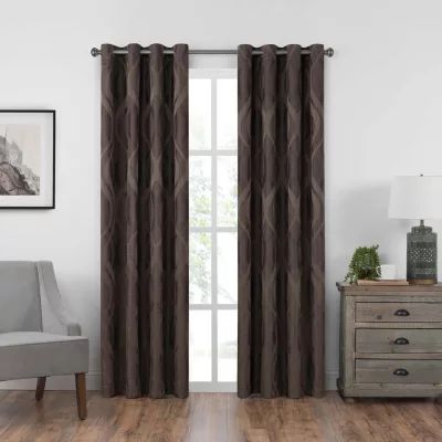 Eclipse Caprese Grommet Top Blackout Single Curtain Panel