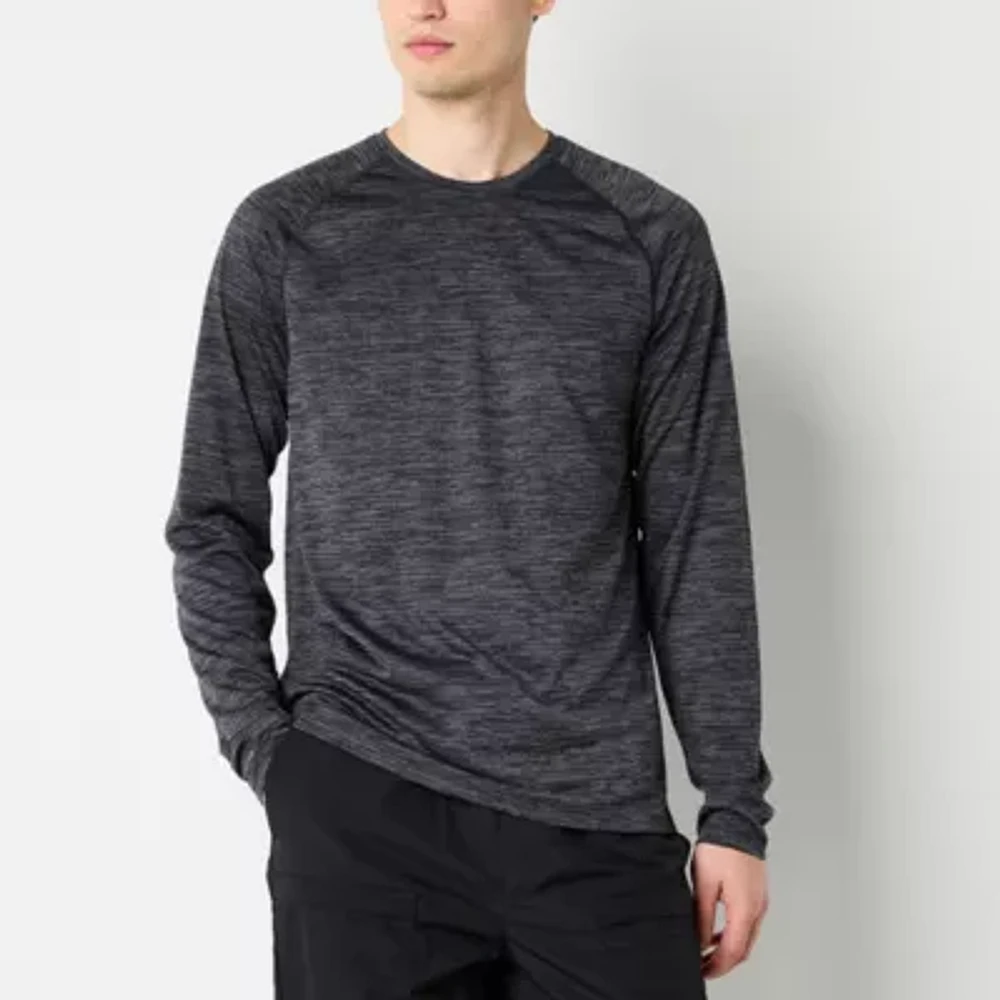 Xersion EverAir Mens Crew Neck Long Sleeve Quick Dry Active T-Shirt