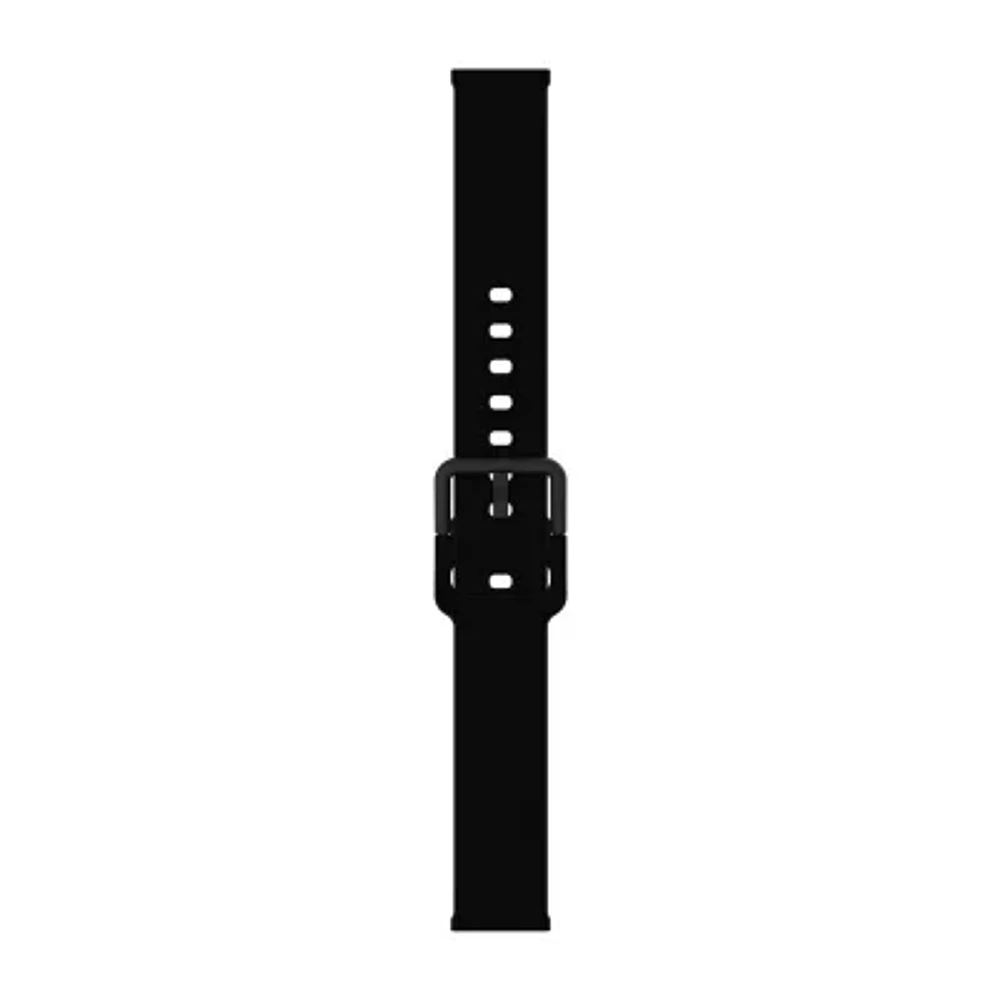 Itouch Air 3 40mm/Sport 3 Extra Interchangeable Strap Unisex Adult Black Watch Band Itspv2strrub-003